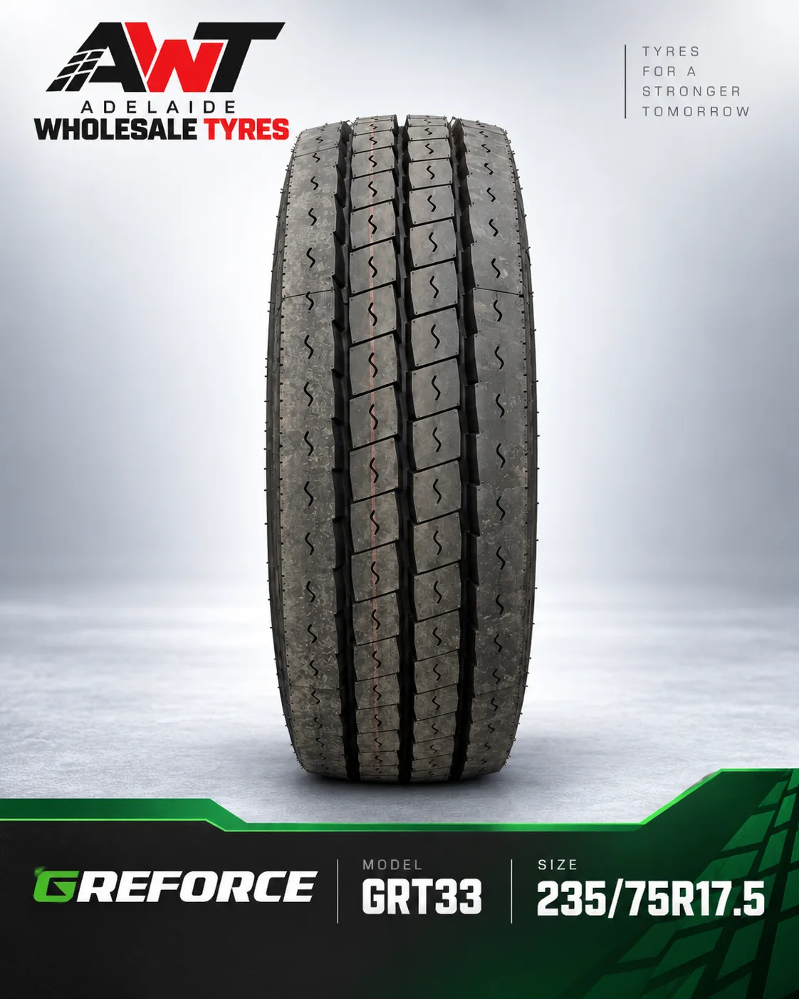 Greforce GRT33 235/75R17.5 commercial tyre
