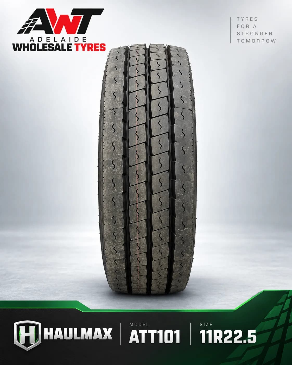 Haulmax ATT101 11R22.5 commercial tyre