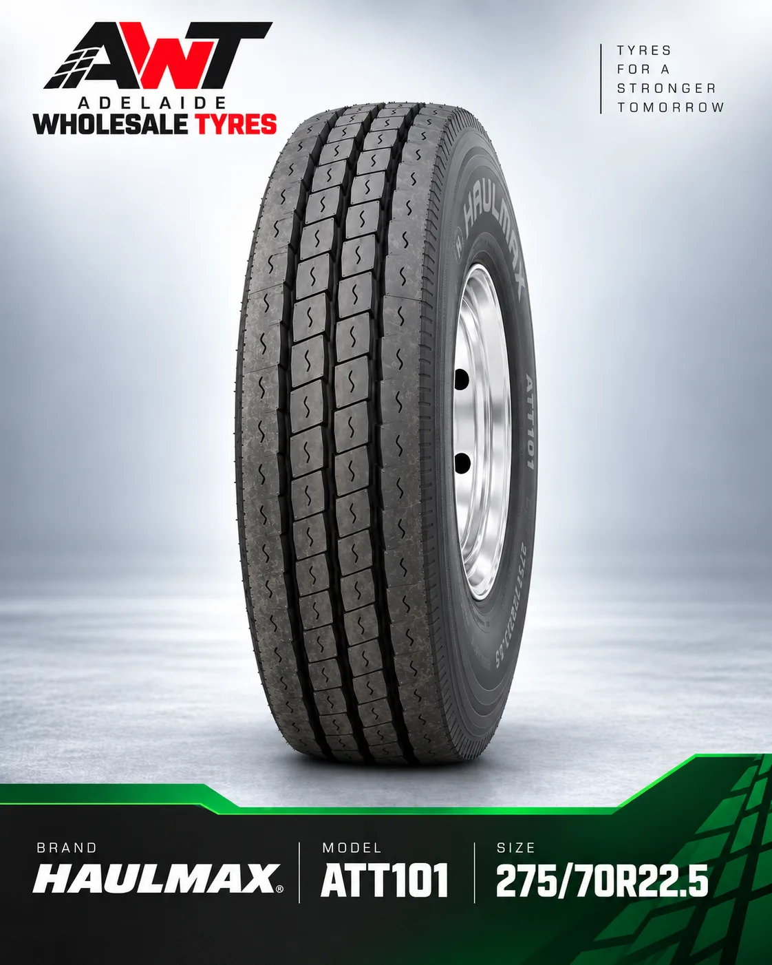 Haulmax ATT101 275/70R22.5 commercial tyre