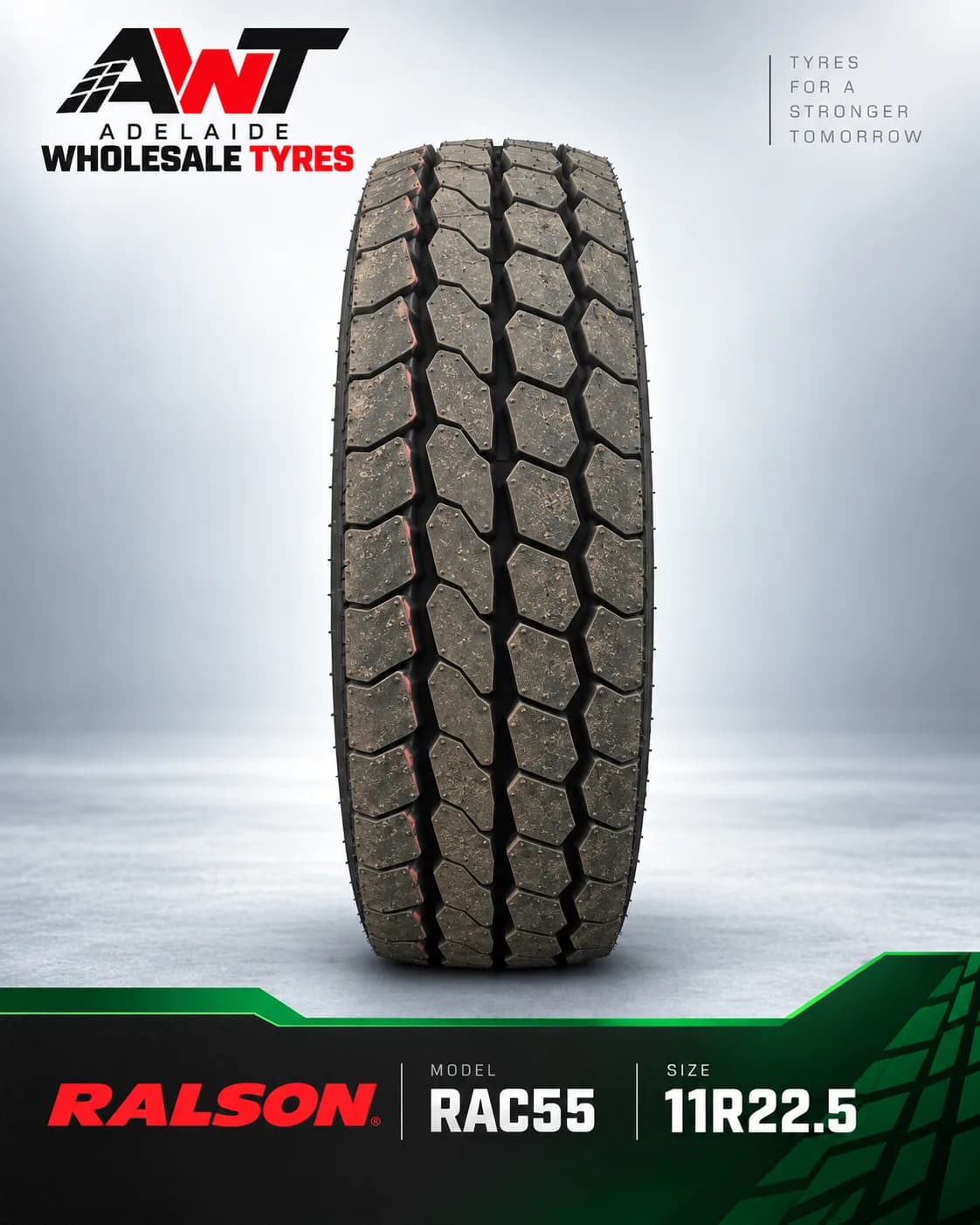 Ralson RAC55 11R22.5 commercial tyre