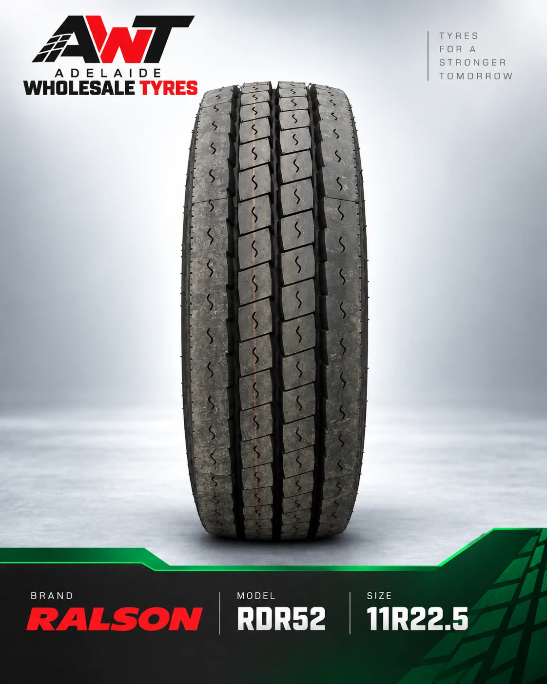 Ralson RDR52 11R22.5 commercial tyre